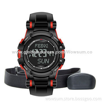 Fitness Heart Rate Monitor with Pedometer and Calories Burned